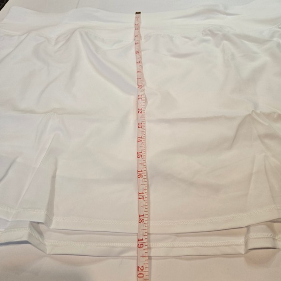 CALIA Women's Tulip Hem Skort 3X‎ Pure White Athletic Golf Tennis Skirt - Picture 8 of 10